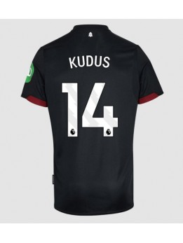 West Ham United Mohammed Kudus #14 Replika Borta Kläder 2024-25 Kortärmad